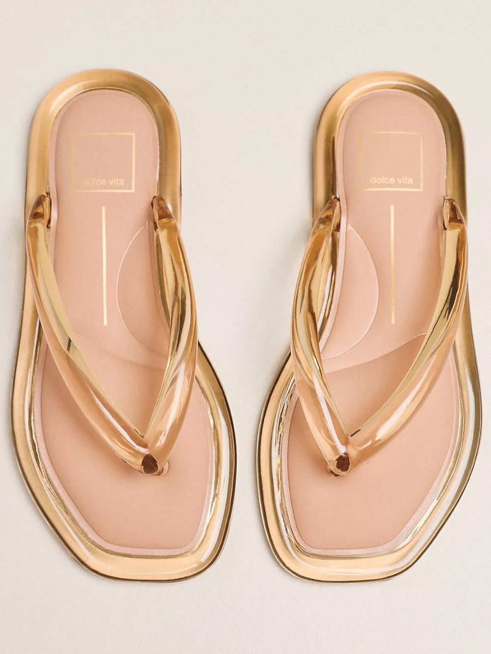 Dolce Vita Jozey Square-Toe Flip-Flops